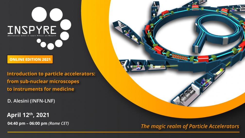Introduction to particle accelerators: from sub-nuclear microscopes to instruments for medicine - D. Alesini